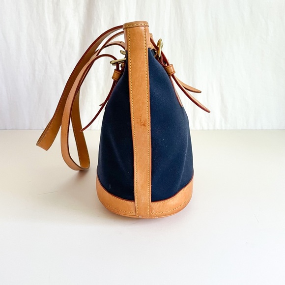 Dooney & Bourke nylon and leather purse navy - Picture 8 of 15
